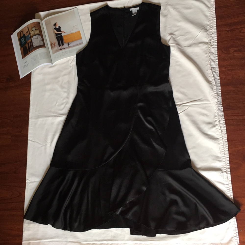 H&M Ruffled Satin Effect Dress - Picture 9 of 11